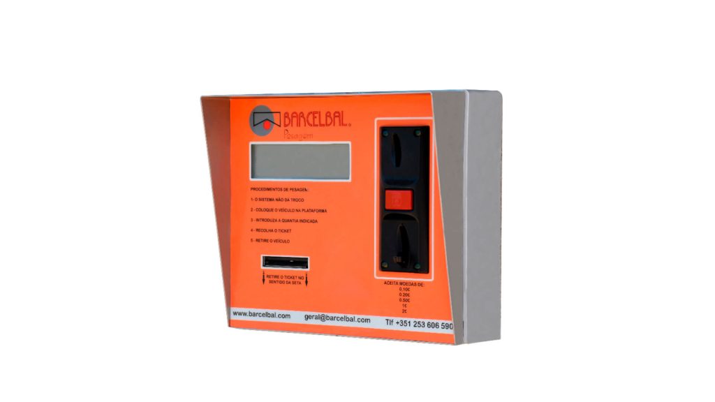 Posto Automatico Pesagem MC SelfGest Moedeiro Barcelbal