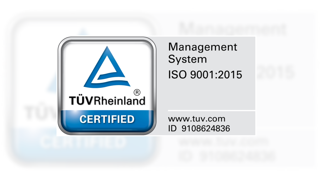 Certificado Tuv Rheinland Barcelbal